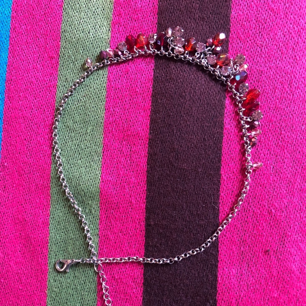 BEAD CLUSTERED CHOKER - Picture 3 of 4